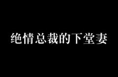绝情总裁的下堂妻,前妻逆袭归来